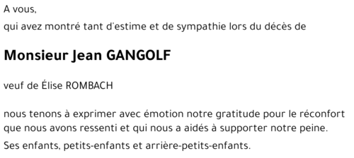 GANGOLF Jean