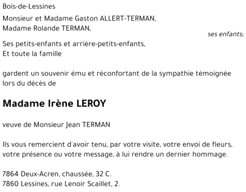 Irène LEROY