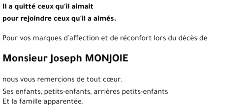 Joseph MONJOIE