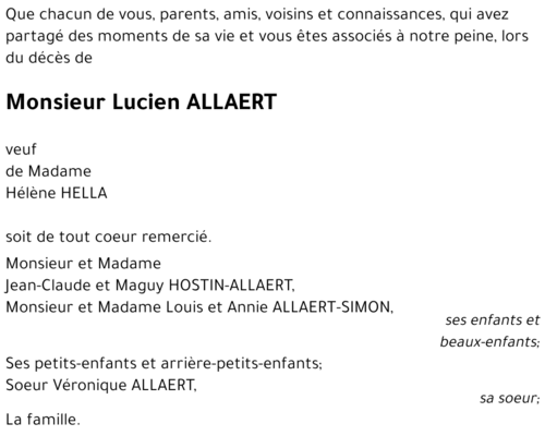Lucien Al ALLAERT