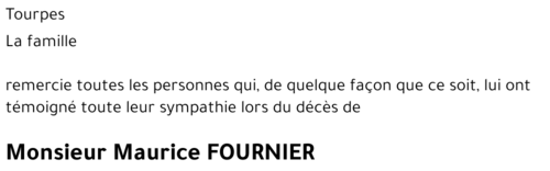 Maurice FOURNIER