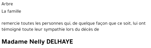 Nelly DELHAYE