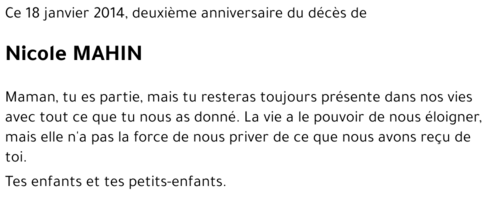 Nicole MAHIN