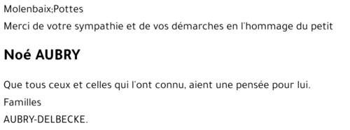Noé AUBRY