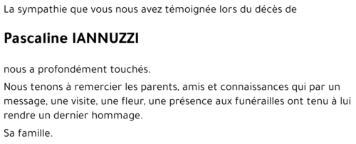 Pascaline IANNUZZI