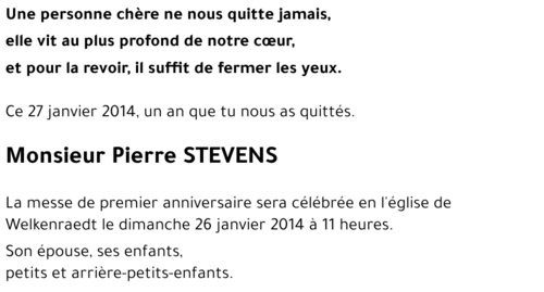 Pierre STEVENS