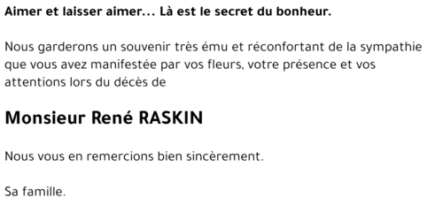 René RASKIN