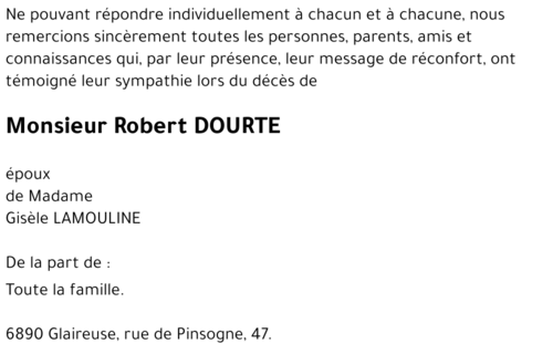 Robert DOURTE