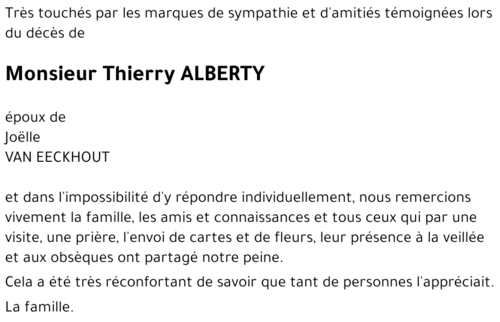 Thierry ALBERTY