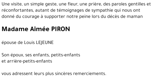 Aimée PIRON