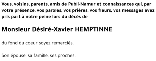 Désiré-Xavier HEMPTINNE