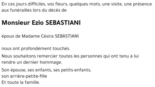 Ezio SEBASTIANI
