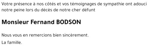 Fernand BODSON