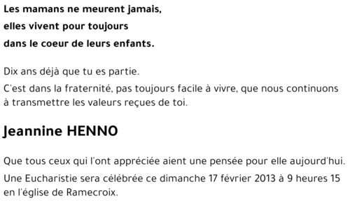 Jeannine HENNO