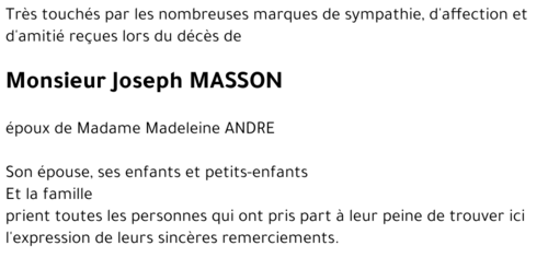 Joseph MASSON