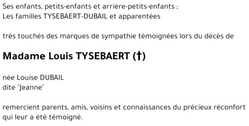Louise DUBAIL