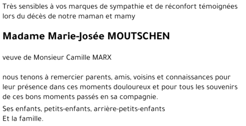 Marie-Josée MOUTSCHEN