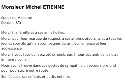 Michel ETIENNE
