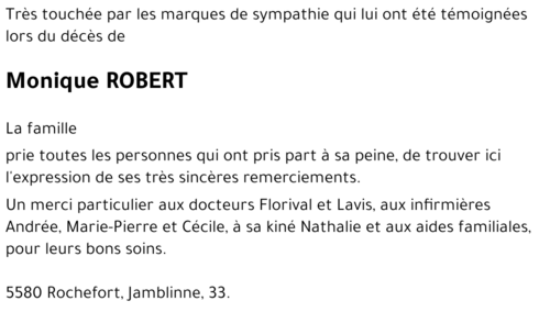 Monique ROBERT