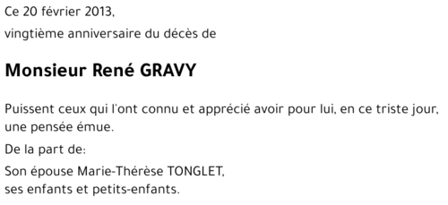 René GRAVY