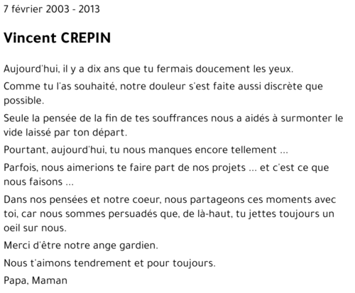 Vincent CREPIN