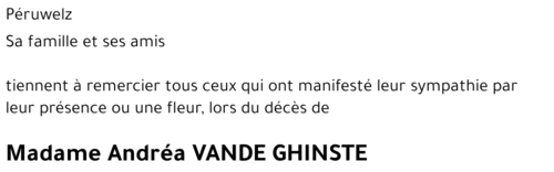 Andréa Vande Ghinste