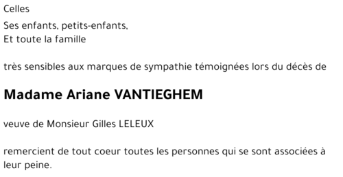 Ariane VANTIEGHEM