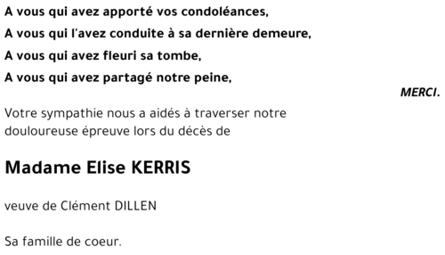 Elise KERRIS