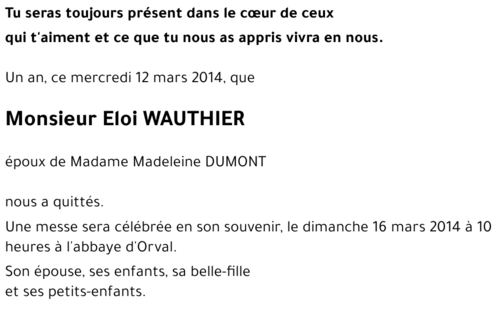 Eloi WAUTHIER