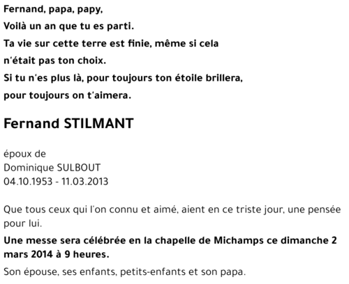 Fernand STILMANT