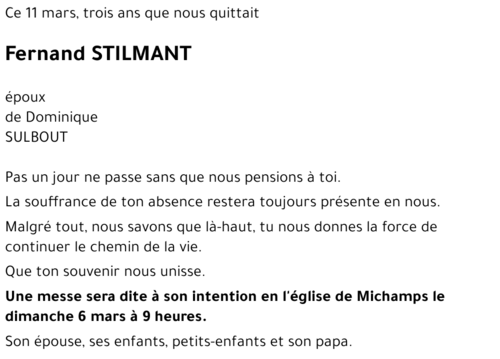 Fernand STILMANT