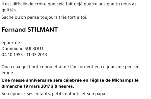 Fernand STILMANT