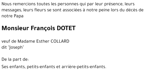 François DOTET