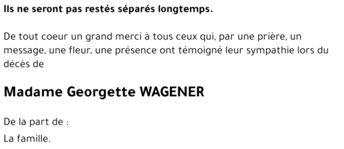 Georgette WAGENER