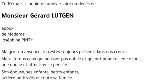 Gérard LUTGEN