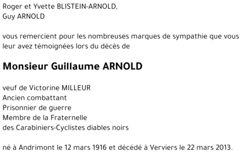 Guillaume ARNOLD