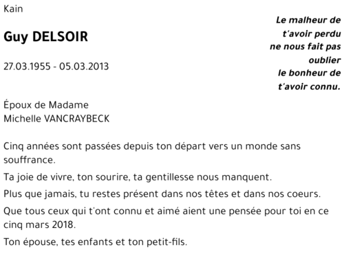 Guy DELSOIR