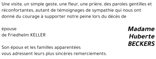 Huberte BECKERS