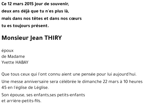 Jean THIRY