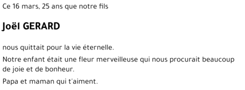 Joël GERARD