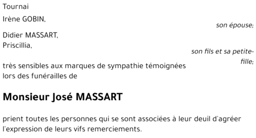 José MASSART