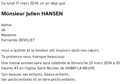 Julien HANSEN