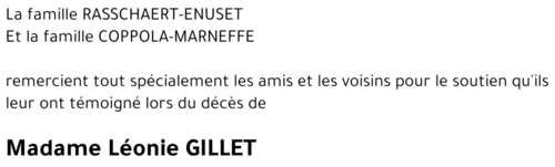 Léonie GILLET
