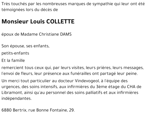 Louis COLLETTE