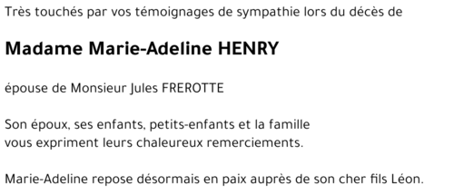 Marie-Adeline HENRY