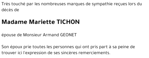 Mariette TICHON