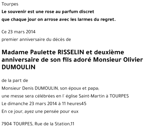 Paulette RISSELIN