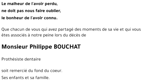 Philippe BOUCHAT