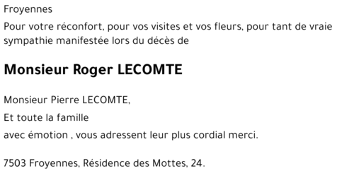 Roger LECOMTE