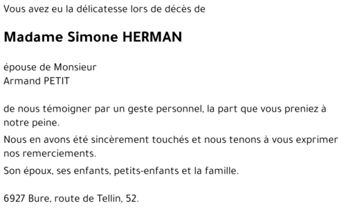 Simone HERMAN